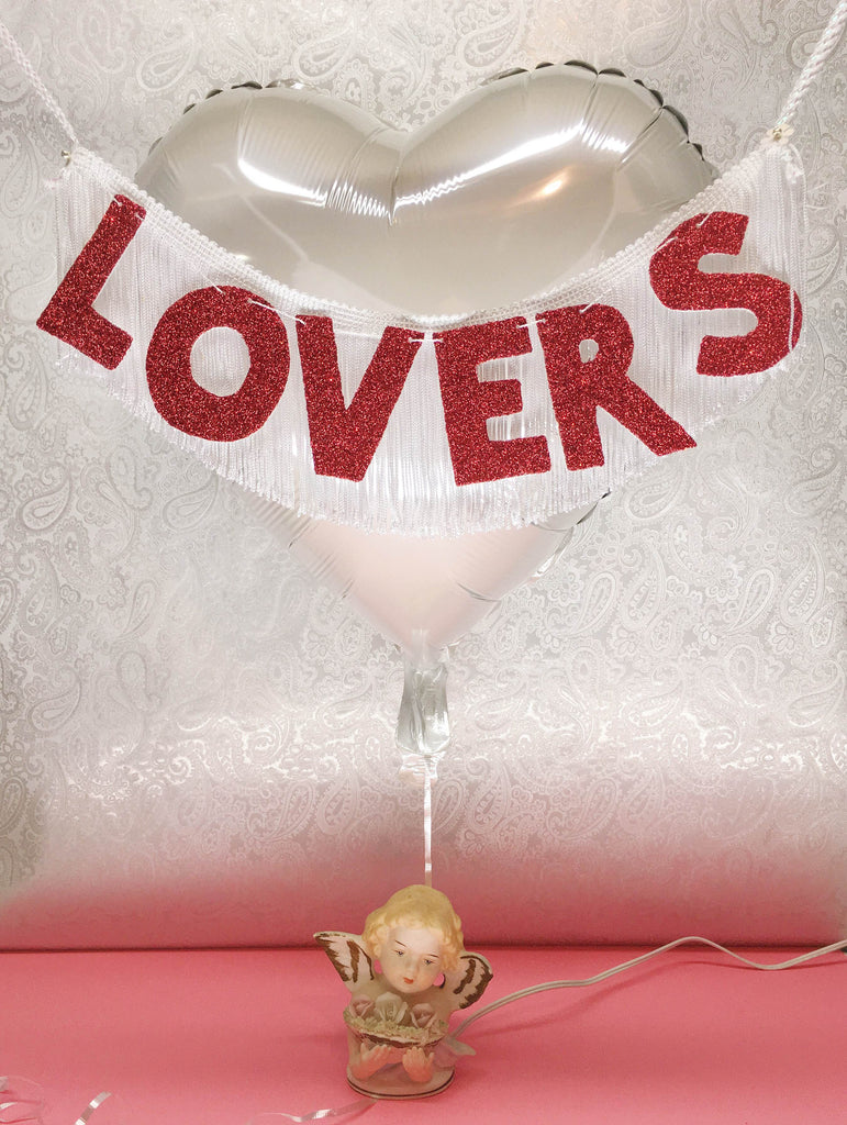 Lovers wall art banner by FUN CULT