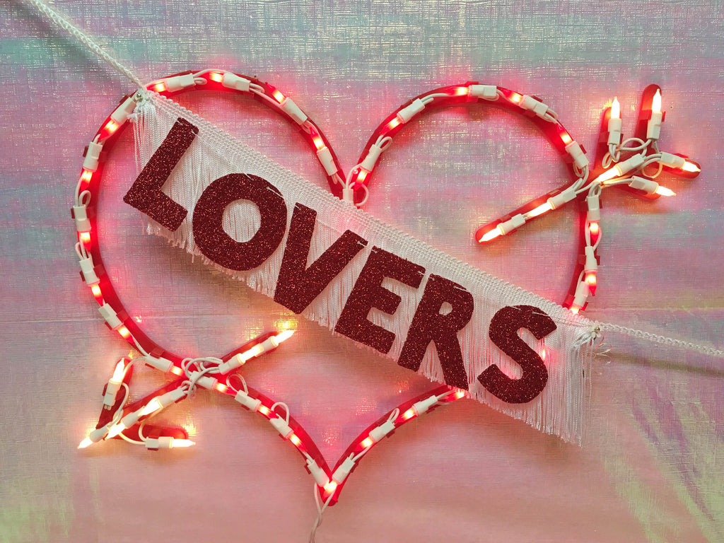 Lovers Glittering Fringe banner by FUN CULT