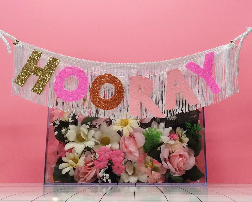 Hooray Fringe Party Banner by FUN CULT