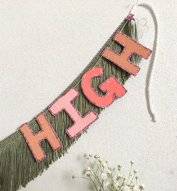 Natural High Fringe Banner by FUN CULT