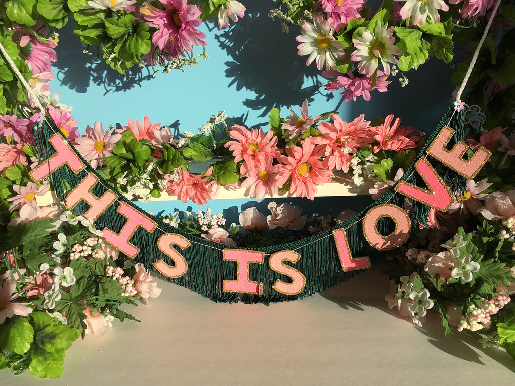 This Is Love Fringe Banner by FUN CULT